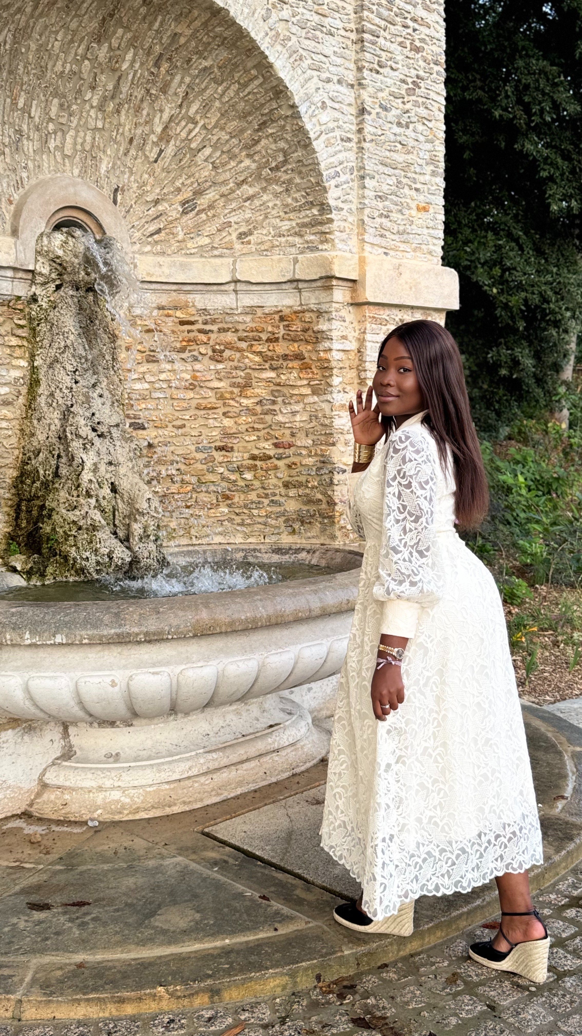 Robe "Etreinte d'ivoire"