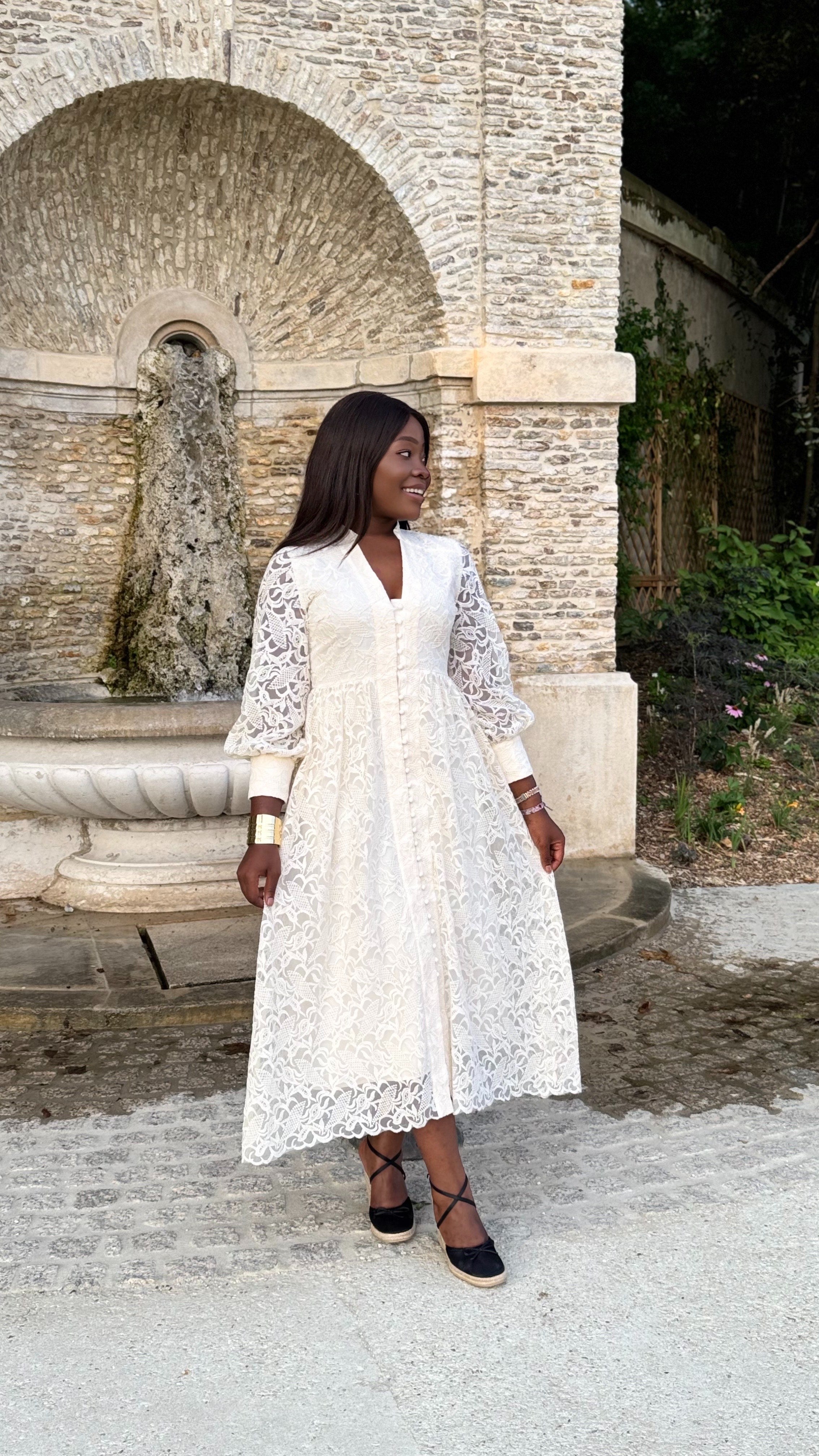 Robe "Etreinte d'ivoire"